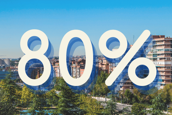 hipoteca al 80%