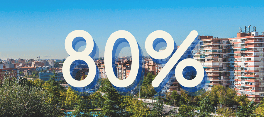 hipoteca al 80%