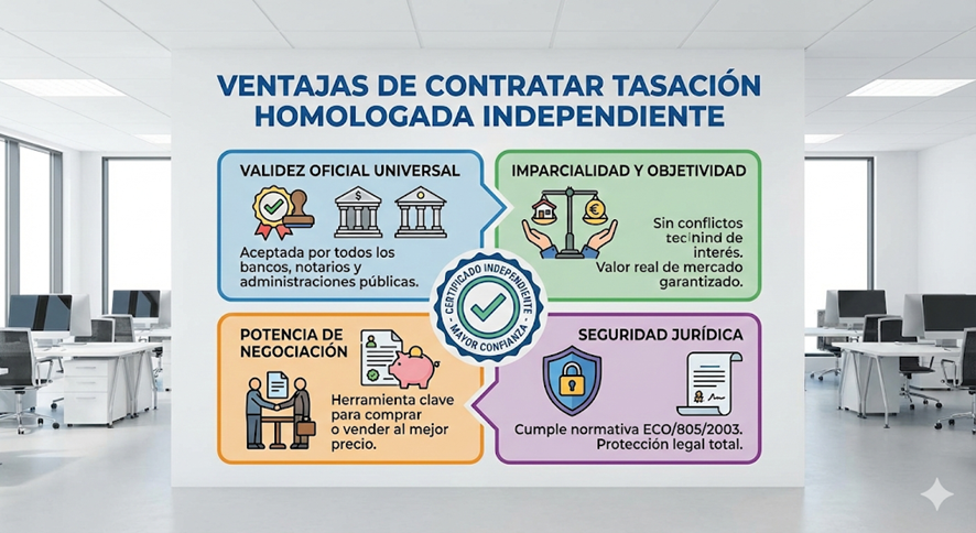 ventajas de contratar una tasacion